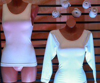 Ropa fabricada con fibra de cobre para los niños con huesos de cristas