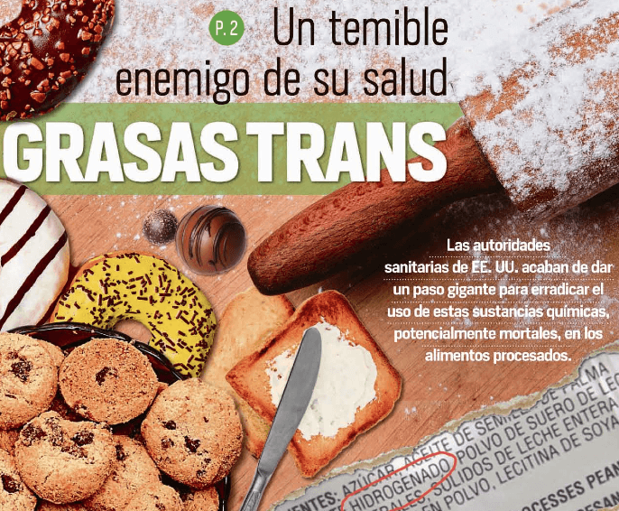 las grasas transgénicas o trans