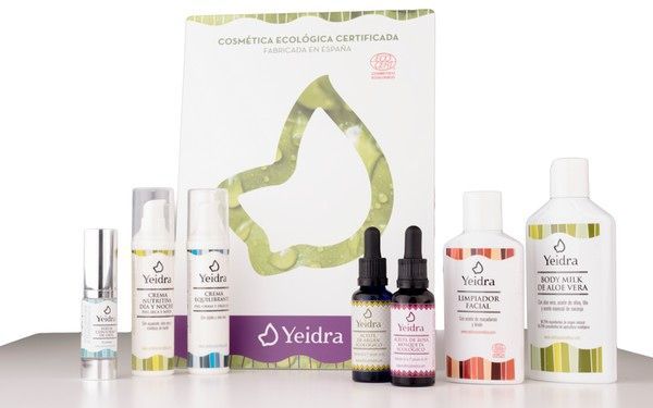 Productos ecológicos de la marca Yeidra