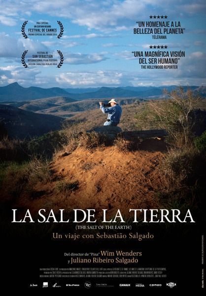 Cartel del documental La Sal de la Tierrra